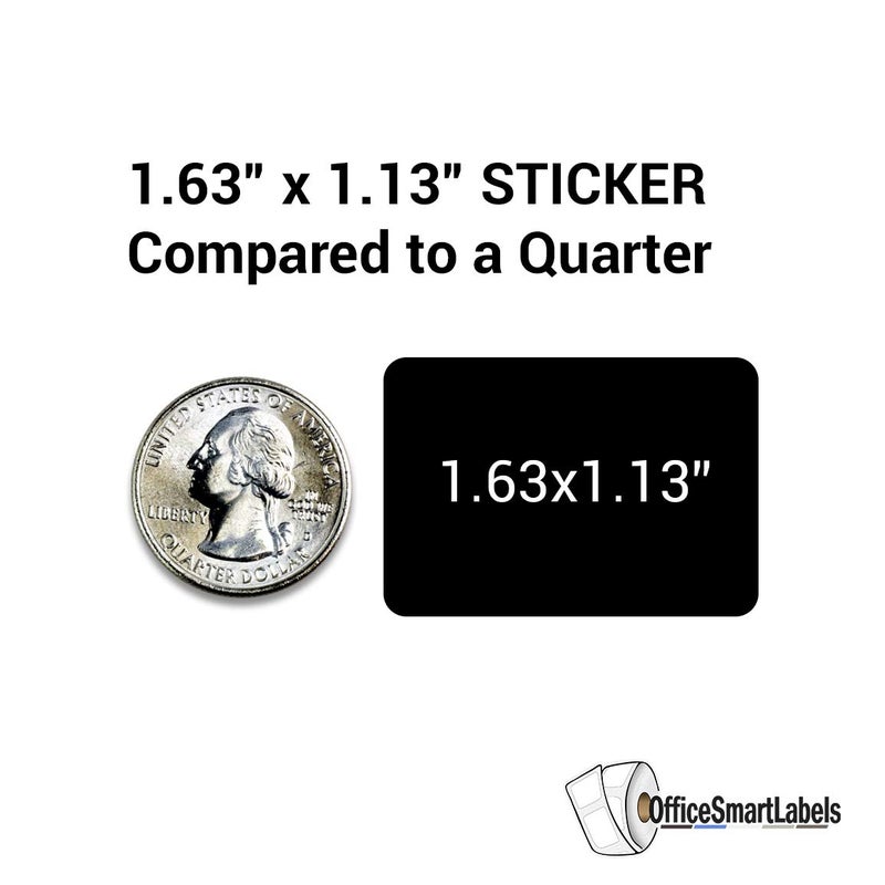 OfficeSmartLabels Reduced for Quick Sale Now for Retail Clearance Price Tag Stickers - 1.65 x 1.15 Inch Custom Writable Label Pricing Stickers - Pressure Sensitive Adhesive, Semi-Gloss Coated - 300 Labels/Roll - Image 4